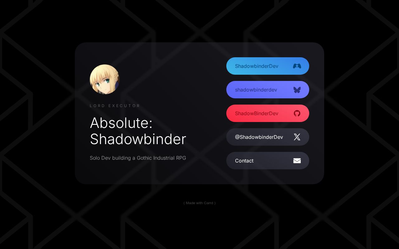 Absolute: Shadowbinder - RPG